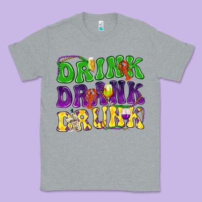 Drink Drank Drunk Classic Tee Designed By Nancycooperartshop