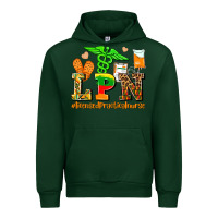 Forest Green lpn juneteenth licensed practical nurse Urban Hoodie - AdoDesignShop