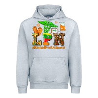 Heather Grey lpn juneteenth licensed practical nurse Urban Hoodie - AdoDesignShop