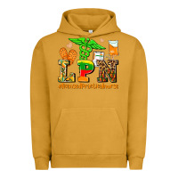 Pigment Peanut Butter lpn juneteenth licensed practical nurse Urban Hoodie - AdoDesignShop