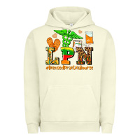 Pigment Pistachio lpn juneteenth licensed practical nurse Urban Hoodie - AdoDesignShop