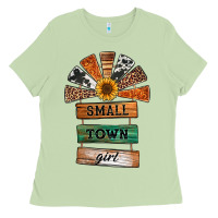 Matcha small town girl western windmill wooden boards Ladies Tee - Jasminsmagicworld