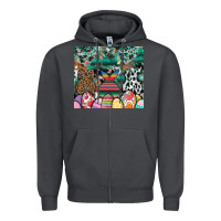 Smoke easter Zipper Hoodie - CowhideDigitalArt