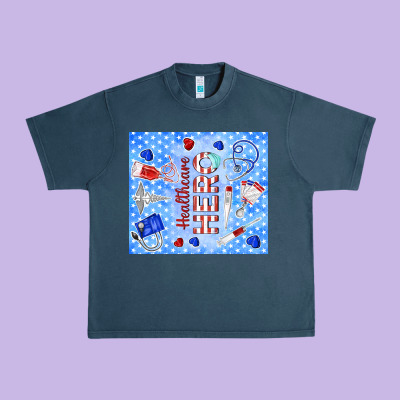 Healthcare Hero Urban Heavy Tee Designed By Tumblerdesignbyshophia