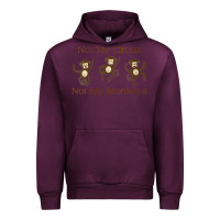 Mauve Wine Womens Not My Circus Not My Monkeys Gifts - Funny Political Novelty V- Urban Hoodie - minhPixels