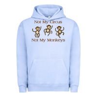 Pigment Grape Ice Womens Not My Circus Not My Monkeys Gifts - Funny Political Novelty V- Urban Hoodie - minhPixels