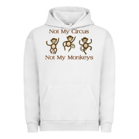 Pigment Lunar Rock Womens Not My Circus Not My Monkeys Gifts - Funny Political Novelty V- Urban Hoodie - minhPixels