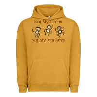 Pigment Peanut Butter Womens Not My Circus Not My Monkeys Gifts - Funny Political Novelty V- Urban Hoodie - minhPixels