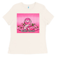 Bone tackle cancer pumpkins football and ribbon Ladies Tee - Jasminsmagicworld