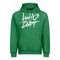 Emerald Who Dat GIFT Urban Hoodie - minhPixels