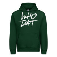 Forest Green Who Dat GIFT Urban Hoodie - minhPixels