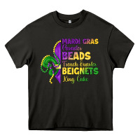 Asphalt mardi gras parades beads french quarter beignets k Heavy Core Tee - LillyAllenDesigns