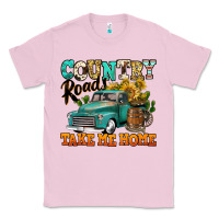 Country Roads Take Me Home Vintage Truck Classic Tee | Teevron