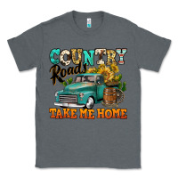 Charcoal Heather country roads take me home vintage truck Classic Tee - Jasminsmagicworld