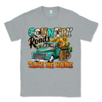 Heather Grey country roads take me home vintage truck Classic Tee - Jasminsmagicworld