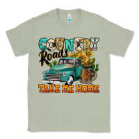 Matcha country roads take me home vintage truck Classic Tee - Jasminsmagicworld