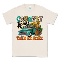 Natural country roads take me home vintage truck Classic Tee - Jasminsmagicworld