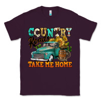 Plum country roads take me home vintage truck Classic Tee - Jasminsmagicworld