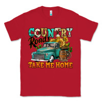 Red country roads take me home vintage truck Classic Tee - Jasminsmagicworld