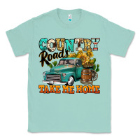 Seafoam country roads take me home vintage truck Classic Tee - Jasminsmagicworld