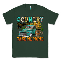 Sports Green country roads take me home vintage truck Classic Tee - Jasminsmagicworld