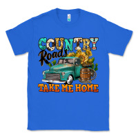 True Royal country roads take me home vintage truck Classic Tee - Jasminsmagicworld