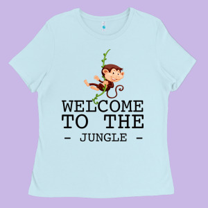 Welcome To The Jungle Ladies Tee Designed By Bettercallsaul