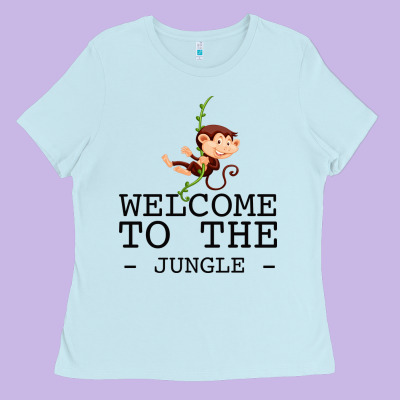 Welcome To The Jungle Ladies Tee Designed By Bettercallsaul