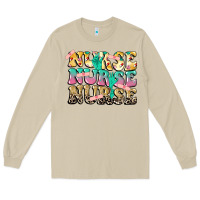 Mushroom Nurse Nurse Nurse Long Sleeve Tee - CowGirlArtShop