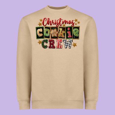 Christmas Cookie Crew Heavyweight Sweatshirt Designed By Fadigitalartstudio
