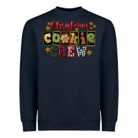 Navy Christmas cookie crew Heavyweight Sweatshirt - FaDigitalArtStudio