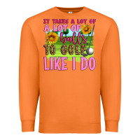 Carrot it takes a lot of a lot of balls to golf like i do Premium Sweatshirt - Artiststas