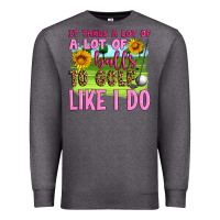 Charcoal Heather it takes a lot of a lot of balls to golf like i do Premium Sweatshirt - Artiststas