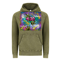 Vintage Olive 4 20 marijuana holiday Vintage Hoodie - TumblerDesignByShophia