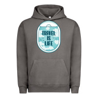 Pigment Tornado Travel Is Life Funny Traveling Gift Urban Hoodie - minhPixels