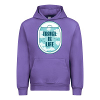 Tulip Travel Is Life Funny Traveling Gift Urban Hoodie - minhPixels