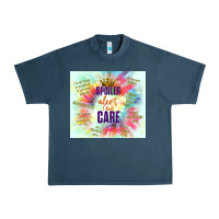 Midnight Navy spoiler alert i don't care Urban Heavy Tee - TumblerDesignByShophia
