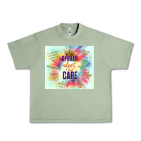 Oil Green spoiler alert i don't care Urban Heavy Tee - TumblerDesignByShophia