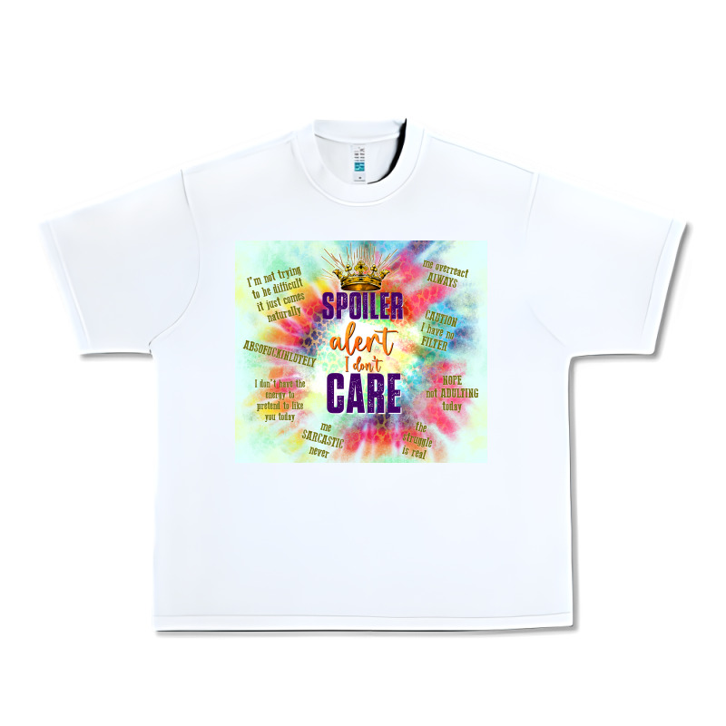 Spoiler Alert I Don't Care Urban Heavy Tee by TumblerDesignByShophia | Teevron