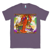 Lavender Mardi Gras crawfish Classic Tee - NancyCooperArtShop