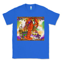 True Royal Mardi Gras crawfish Classic Tee - NancyCooperArtShop
