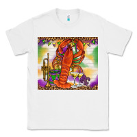 White Mardi Gras crawfish Classic Tee - NancyCooperArtShop