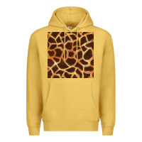 Antique Gold giraffe seamless pattern Premium Hoodie - BundleAndBundleShop