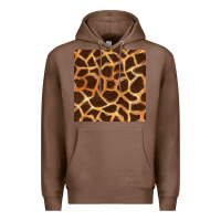 Chestnut giraffe seamless pattern Premium Hoodie - BundleAndBundleShop
