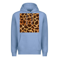 Colony Blue giraffe seamless pattern Premium Hoodie - BundleAndBundleShop