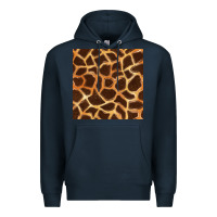 Navy giraffe seamless pattern Premium Hoodie - BundleAndBundleShop