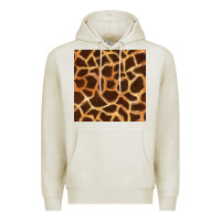 Oatmeal Heather giraffe seamless pattern Premium Hoodie - BundleAndBundleShop
