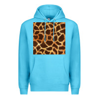 Ocean Blue giraffe seamless pattern Premium Hoodie - BundleAndBundleShop