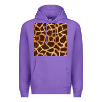 Purple giraffe seamless pattern Premium Hoodie - BundleAndBundleShop