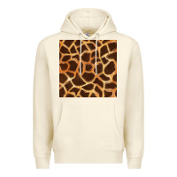Sandshell giraffe seamless pattern Premium Hoodie - BundleAndBundleShop